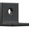 Ekena Millwork Premium Barn Door Flat Track Stop, Matte Black GB6001SMB - alternate 1